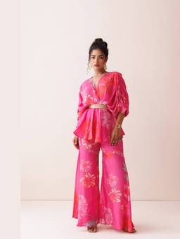 Kisakshi Jaipur - Pink Magnolia Co-Ord Set