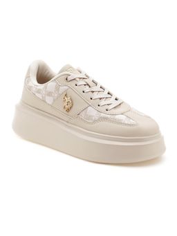 U.S. POLO ASSN. - Women Marlene Beige Sneakers