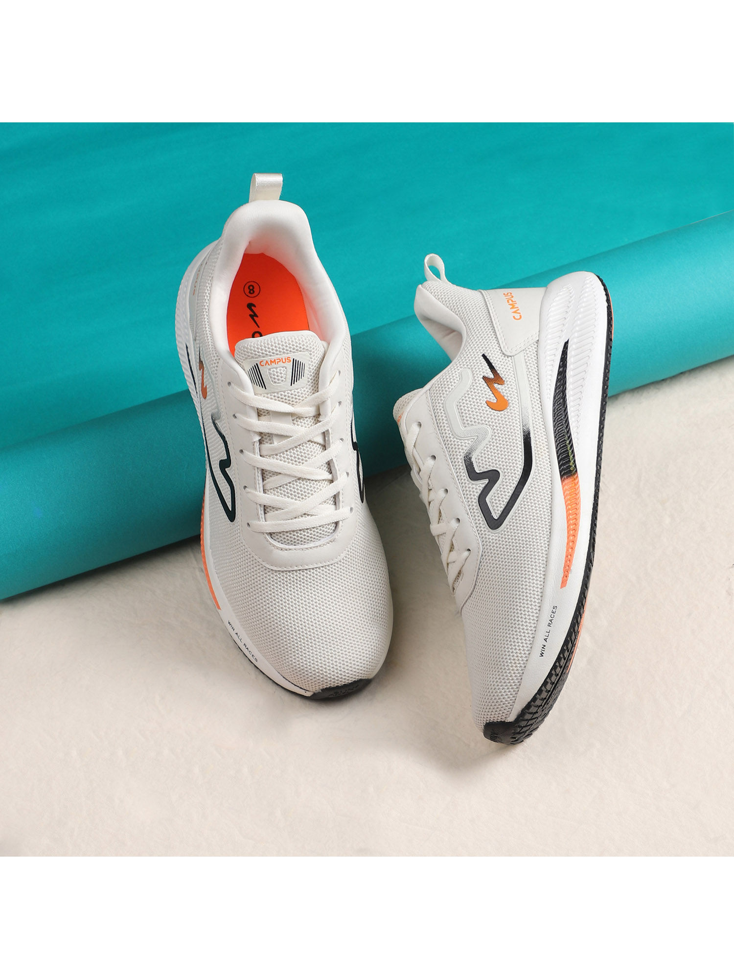 Buy Campus Dragon White Running Shoes 