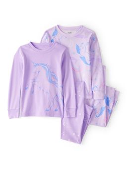 Carter's - Baby Girls Unicorn Printed Co-Ord Set (Pack of 2)