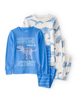 Carter's - Baby Boys Dinosaur Printed Cotton Long-Sleeve Co-Ord Set (Pack of 2)