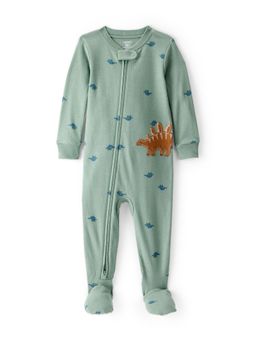 Carter's - Baby Boy Dinosaur Print Full Sleeve 2-Way Zip Sleepsuit