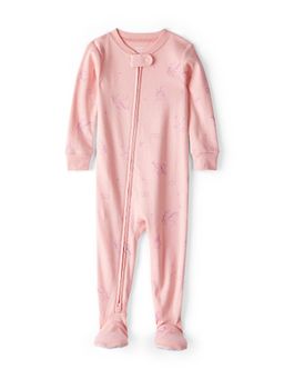 Carter's - Baby Girl Fairy Star Print Full Sleeve Sleepsuit