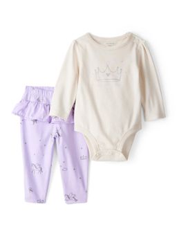 Carter's - Baby Girl 'Daddy's Little Princess' Star Printed Romper and Pant