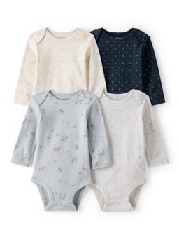 Carter's - Baby Girl Unicorn, Heart, Star Print Multipack Rompers (Pack of 4)