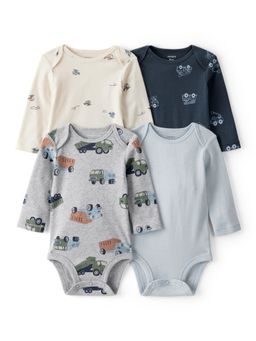 Carter's - Baby Boy Construction Print Rompers (Pack of 4)
