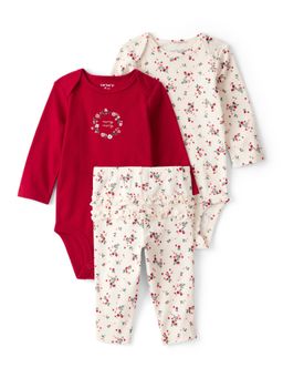 Carter's - Baby Girl Floral Merry Cotton Rompers & Pant