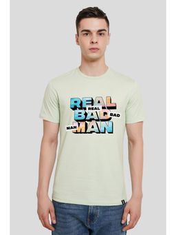 UNDERRATED CLUB - Real Bad Man Pastel Green Regular Fit T-shirt