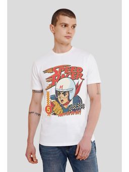UNDERRATED CLUB - Street Racer White Regular Fit T-shirt