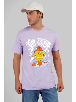 UNDERRATED CLUB - Surfboard Session Lavender Regular Fit T-shirt