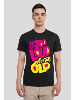 UNDERRATED CLUB - Too Loud Black Regular Fit T-shirt