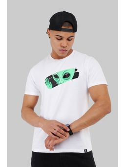UNDERRATED CLUB - Aliens White Regular Fit T-shirt