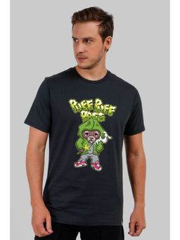 UNDERRATED CLUB - Puff Puff Pass Black Regular Fit T-shirt