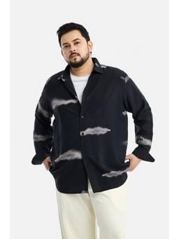 Snitch - Black Full Sleeves Regular Casual Shirt for Men