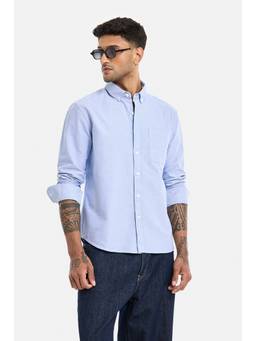 Snitch - Sky Blue Full Sleeves Regular Casual Shirt for Men