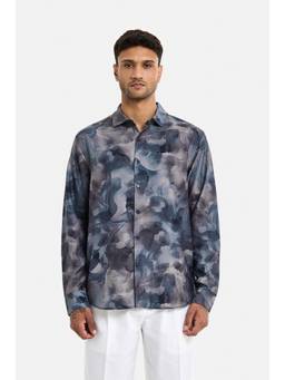 Snitch - Grey Full Sleeves Regular Casual Shirt for Men