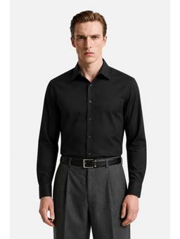 Snitch - Black Full Sleeves Regular Formal Shirt for Men