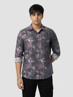 Spykar - Men Black Regular Fit Shirt