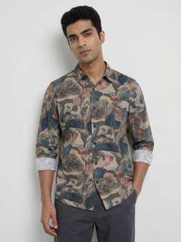 Spykar - Men Green Regular Fit Shirt