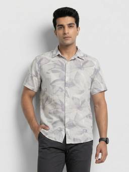 Spykar - Men Lilac Regular Fit Shirt
