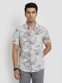 Spykar - Men Beige Regular Fit Shirt