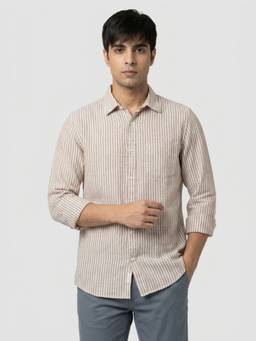 Spykar - Men Brown Regular Fit Shirt