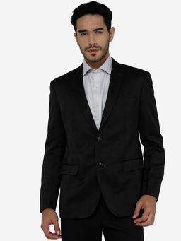 JB Studio - Men Black Textured Blazer
