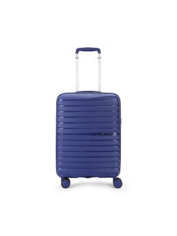 Skybags - Flot Blue Hard Luggage 8-Wheel Suitcase Cabin Trolley Bags