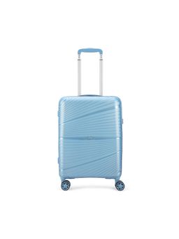 Skybags - Skylite Light Blue Hard Luggage 8-Wheel Suitcase Cabin Trolley Bags