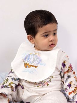 THE BABY TRUNK - Unisex Ele's Expedition Print Organic Cotton Travel Set for Kids (Set of 3)