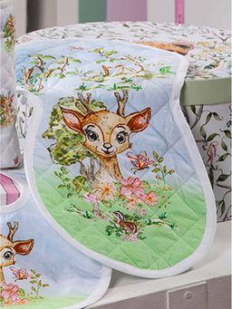 THE BABY TRUNK - Bambi 100% Egyptian Cotton Burp Cloth for Baby (0-12M)