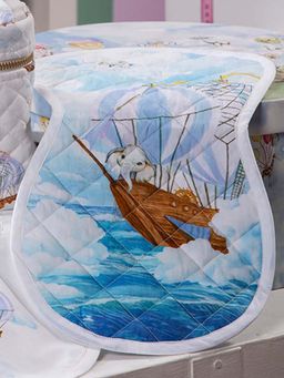 THE BABY TRUNK - Ele's Expedition 100% Egyptian Cotton Burp Cloth for Baby (0-12M)