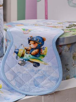 THE BABY TRUNK - Teddy's Dreamfly 100% Egyptian Cotton Burp Cloth for Baby (0-12M)