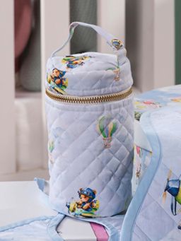 THE BABY TRUNK - Kids 100% Egyptian Cotton Teddy's Dream Fly Bottle Cover- Small