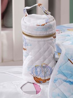 THE BABY TRUNK - Kids 100% Egyptian Cotton Ele's Expedition Bottle Cover- Small