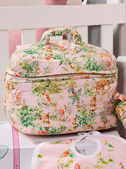 THE BABY TRUNK - 100% Egyptian Cotton Blush Bunny Travel Kit for Kids