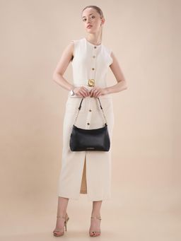 Caprese - Jaime Medium Black Baguette Bag (M)