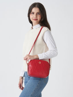 Caprese - Bubble Medium Red Sling Bag (M)