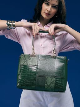 Caprese - Ariana Medium Green Tote Bag with Detachable Strap (M)