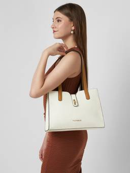 Caprese - Blakely Medium Off White Tote Bag (M)