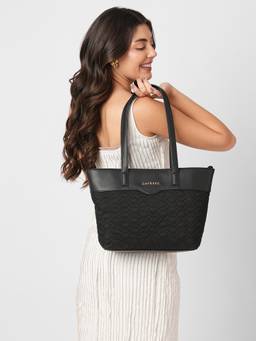 Caprese - Dewy Tote Medium Black Bag (M)