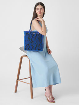 Caprese - Nora Large Blue Tote Bag (L)