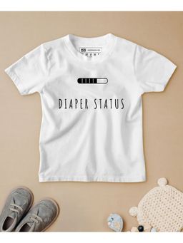 Be Awara - Diaper Status Half Sleeves Kids T-shirt