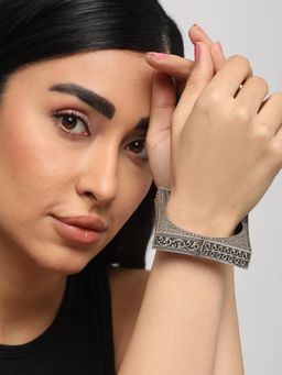 Niska - Boho Oxidised Box Hand Cuff