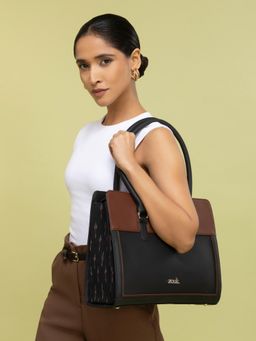 Zouk - Ikat Hand Office Bag - Blue