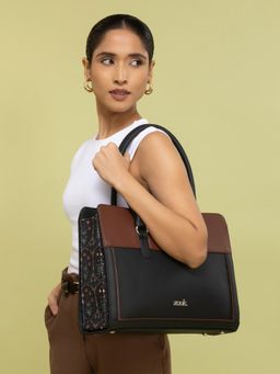 Zouk - Taj Guldasta Hand Office Bag - Black