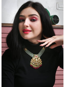 Odette - Multicolour Metal Necklace Set (Set of 2)