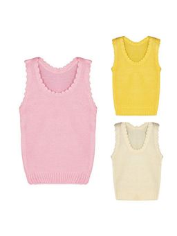 Knitco - Boys Multi-Color Round Neck Sweater (Pack of 3)