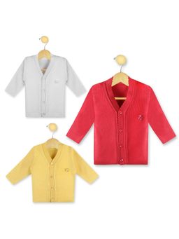 Knitco - Boys Multi-Color V-Neck Sweater (Pack of 3)