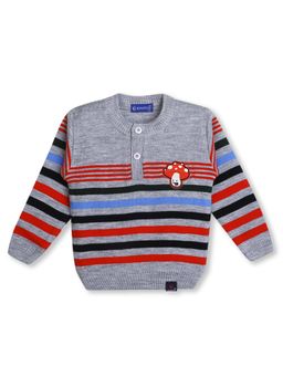Knitco - Boys Multi-Color Round Neck Sweater